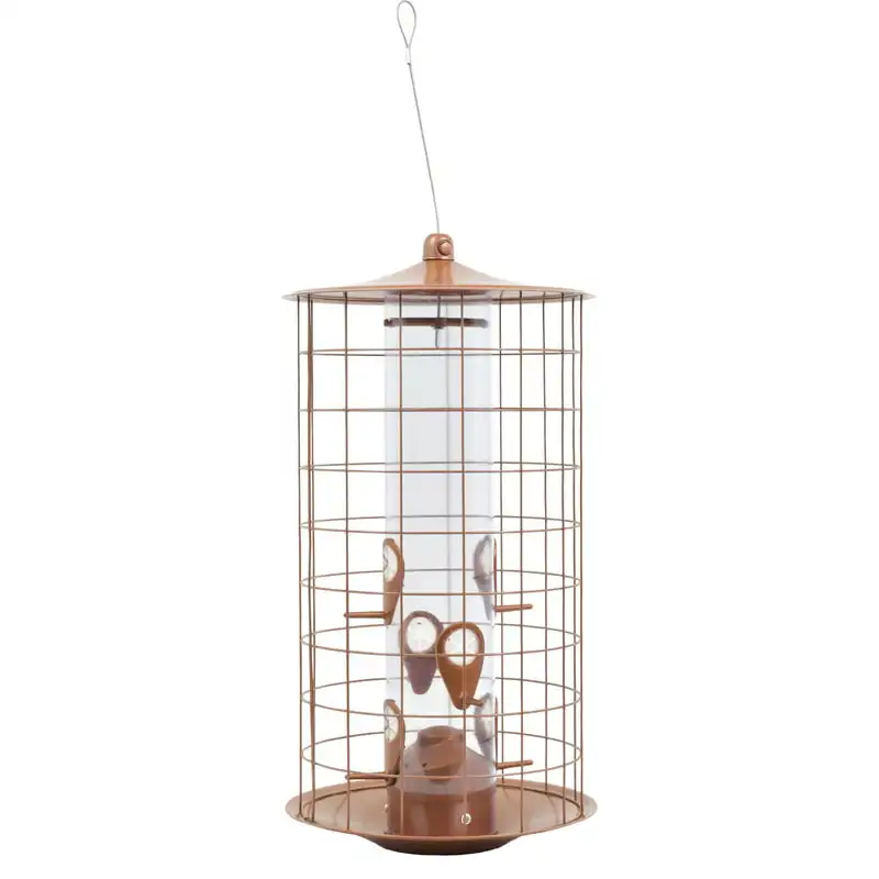 

Preserve Copper Finish Bird Feeder with Flexports - 3 lb Capacity Pajaros Hummingbird feeder Craftersmark portable tent fans for