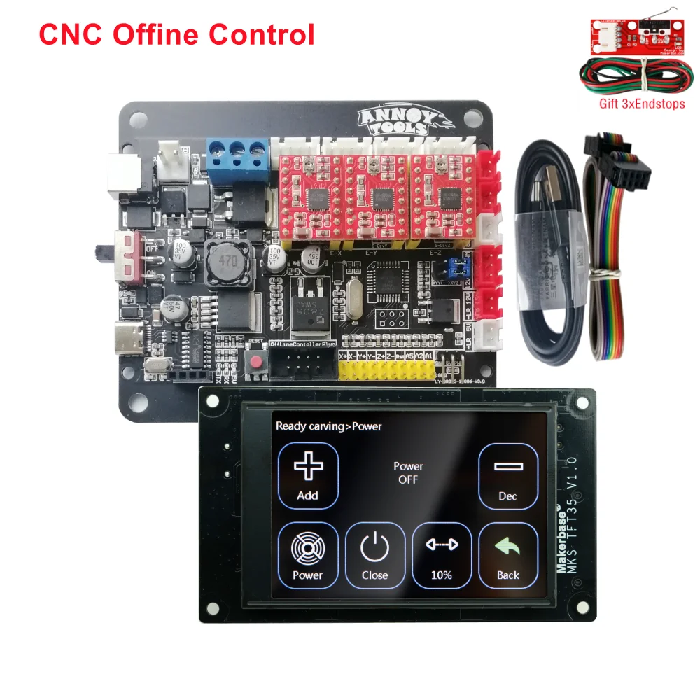 

GRBL OFFLINE control board TFT35 display MKS DLC v2 AnnoyTools CNC 3018 pro upgrade parts CRONOS controller kit for cnc machine