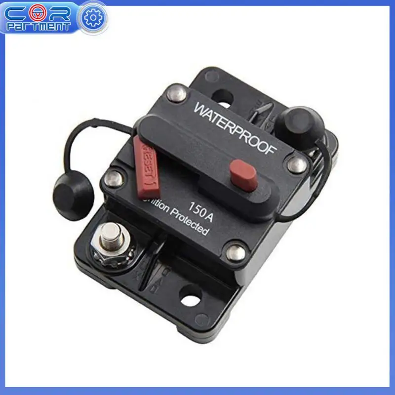 

Waterproof Power Protect Fuse Circuit Breaker Circuit Breaker Fuse Reset Universal Car Circuit Breaker 12-48v Portable