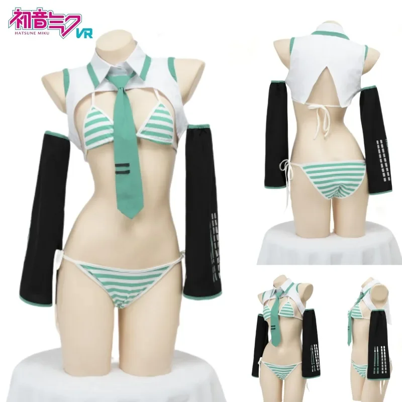 Hatsune Miku двумерный Doujin сексуальное бикини милый комплект нижнего белья с героями