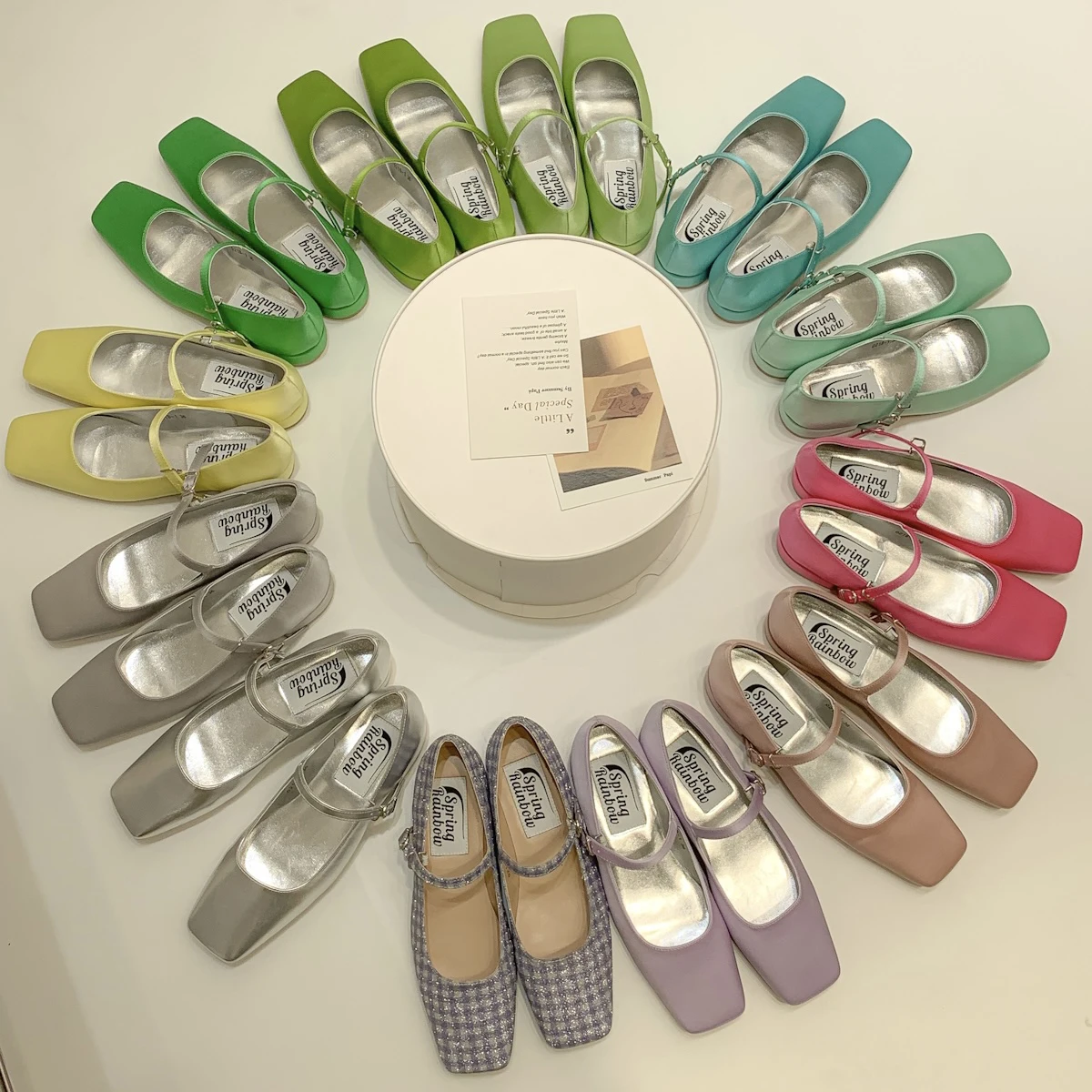 

Bailamos Woman Flats Fashing Shallow Mouth Square Toe Dress Shoes Summer Nurse Casual Mules Comfortable Concise Basic Sandals