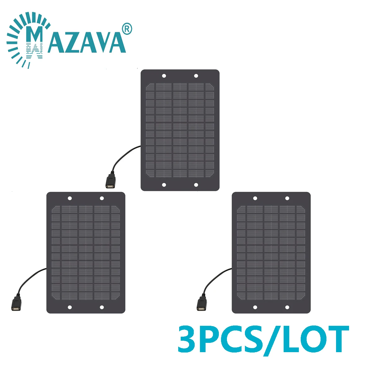 3PCS/LOT 5 V 6 W USB DC Mini monocrystalline PET Solar Panel Small Solar Cell Battery Bicycle Sharing Share DIY Solar Charger
