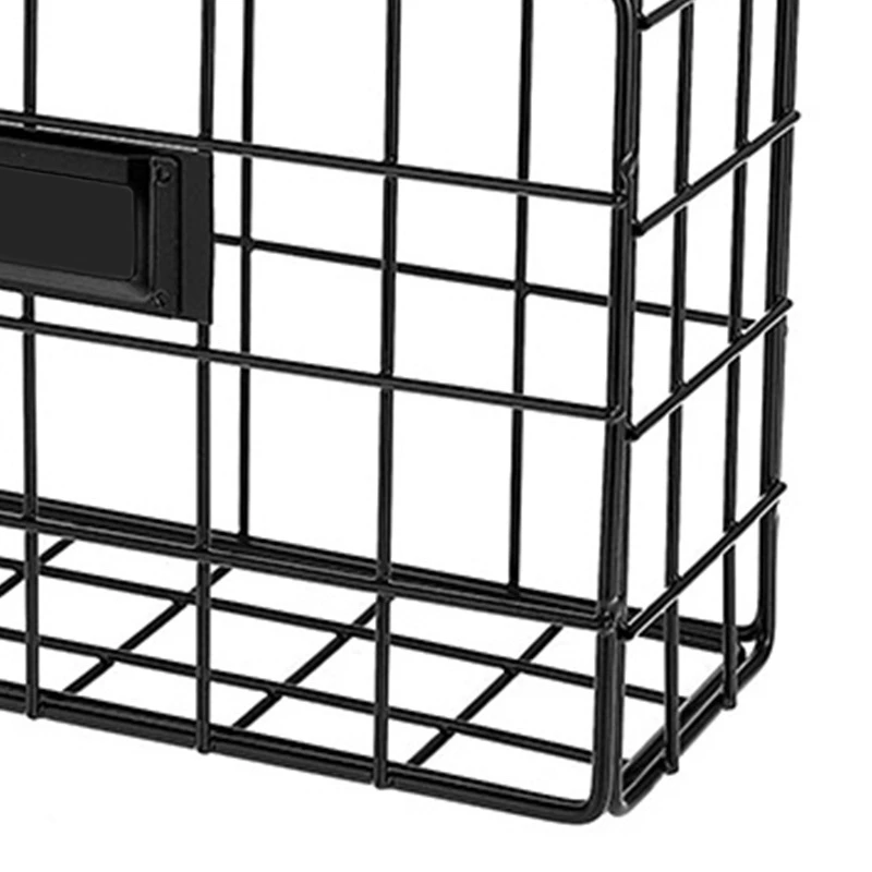 Корзина для проволочной почты-настенная подвесная папка/Органайзер