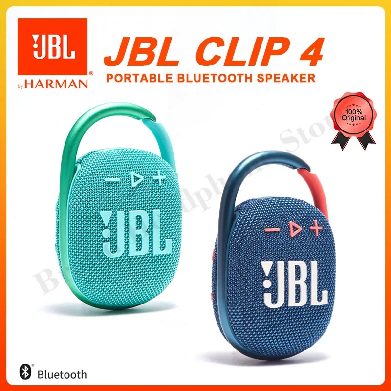Беспроводная Bluetooth-Колонка JBL CLIP4, IPX67, водонепроницаемая