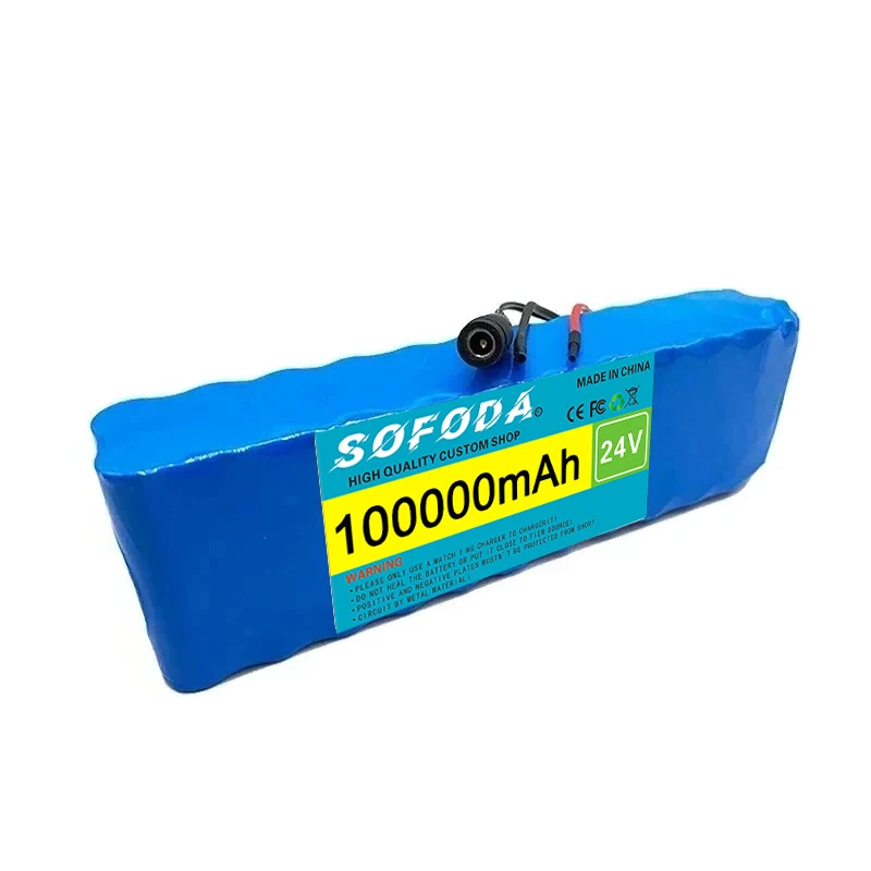 Фото Аккумуляторный блок 18650, 7S3P, 29,4 В, 100 Ач, с BMS, подходит для двигателей 24–29,4 В + зарядное устройство 2 А №4