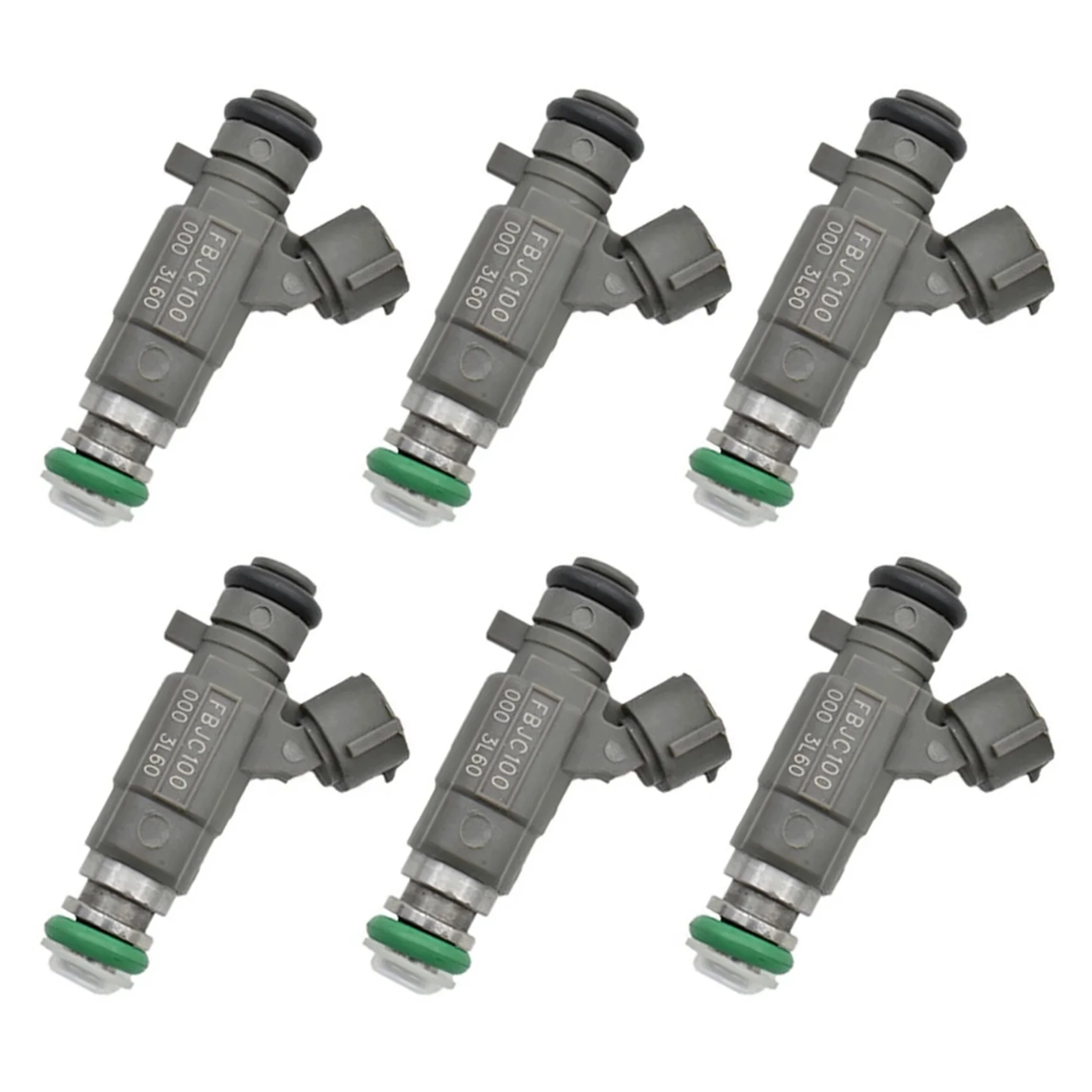 

6 шт. Топливные форсунки 16600-2Y915 166002Y915 FBJC100 для Nissan X-Trail T30 T31 2,5 Infiniti бензиновые форсунки серые