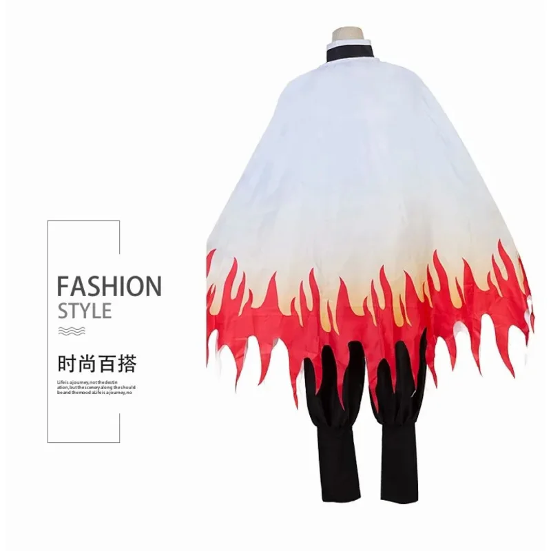 Кимоно для косплея из аниме Rengoku Kyoujurou костюм рассекающий демонов Униформа парик