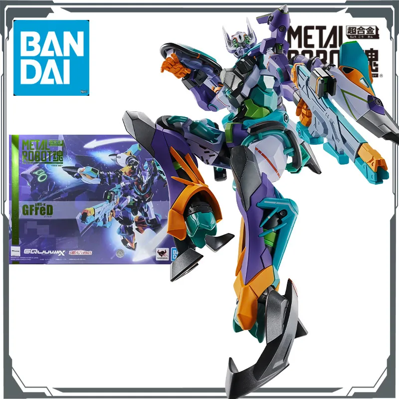 Фото Bandai оригинальный металлический робот Дамашис Фред Gundam аниме фигурки игрушки для мальчиков Рождественский подарок Коллекционная модель украшения №1