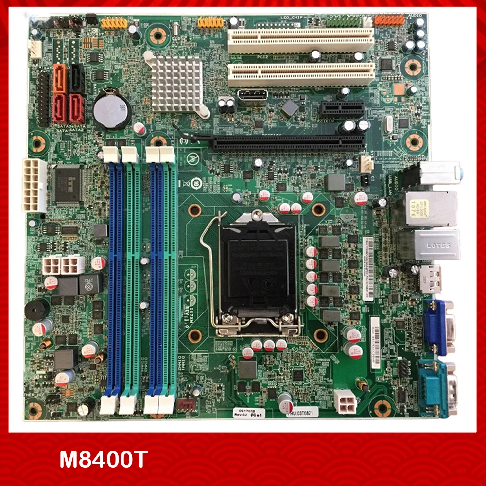 100% Working Desktop Motherboard For Lenovo M8400T  IS7XM_1.0  03T7083 03T6821 M92P Q75 Q77 1155 System Board Fully Tested