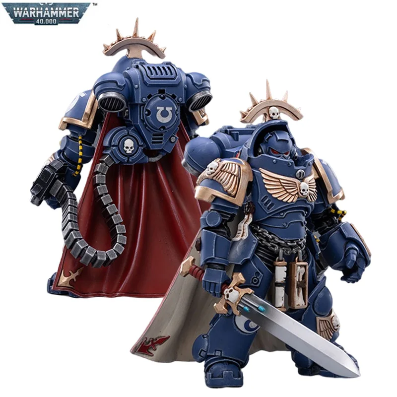 

JOYTOY Warhammer 40K 1:18 Ultramarines Primaris Captain In Gravis Armour Brother Captain Voltian Anime Action Figures Toy Gift