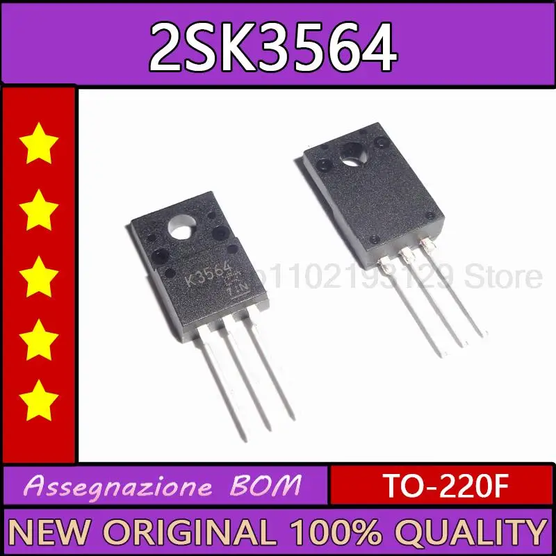 

5 шт./партия 2sk356 4 новый импортный полевой транзистор 3a 900v k3564