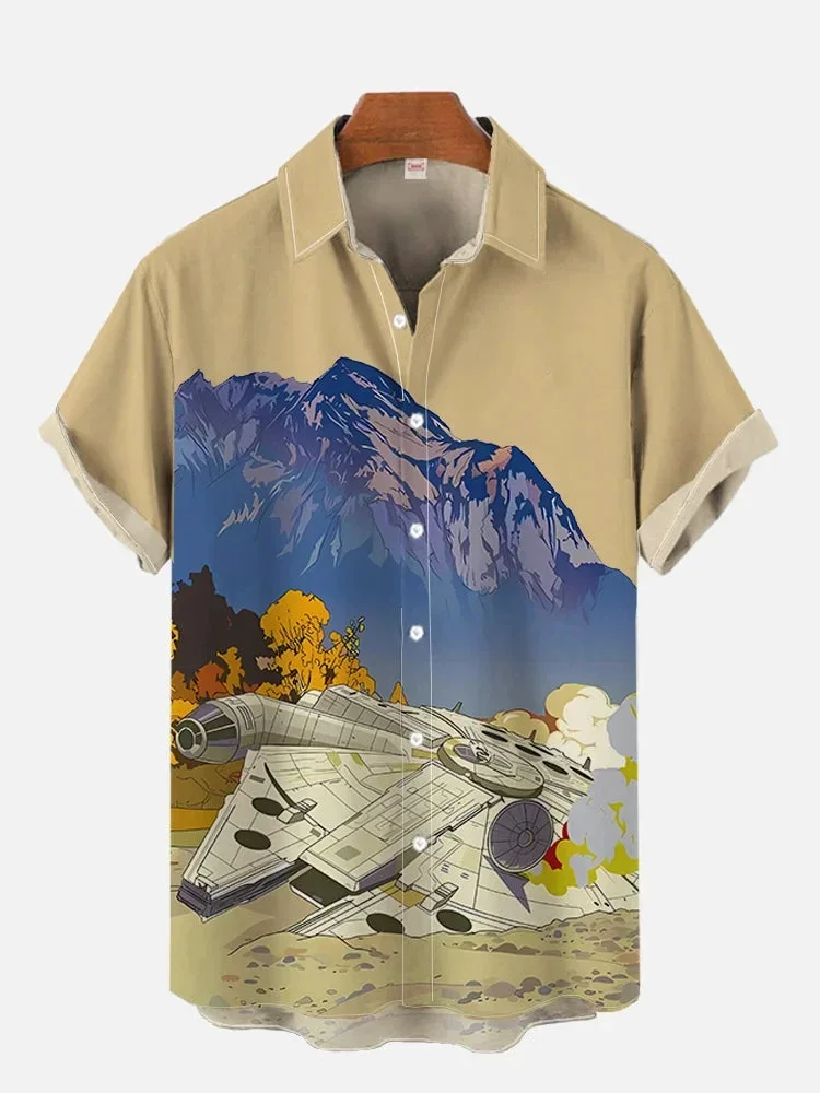 Летняя женская гавайская рубашка с коротким рукавом мужские повседневные