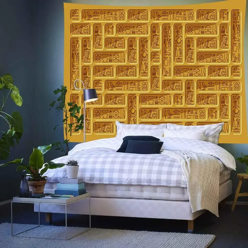 Симпатичный египетский гобелен древний Египет мифология психоделический