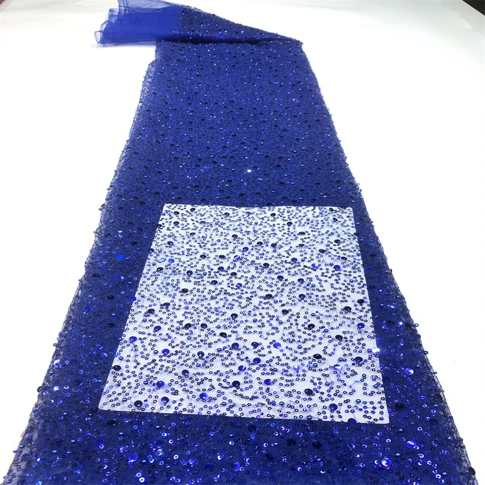 Новейшая французская тюлевая кружевная ткань 2024 высококачественная африканская