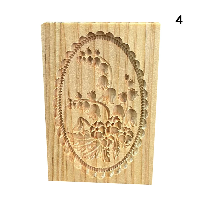 Резная деревянная форма для печенья пряник имбирь |