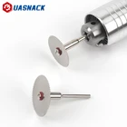 Набор металлических режущих дисков из нержавеющей стали, 56 шт., с 1 оправкой для вращающихся инструментов Dremel 16 18 22 25 32 мм, диск для пилы по дереву