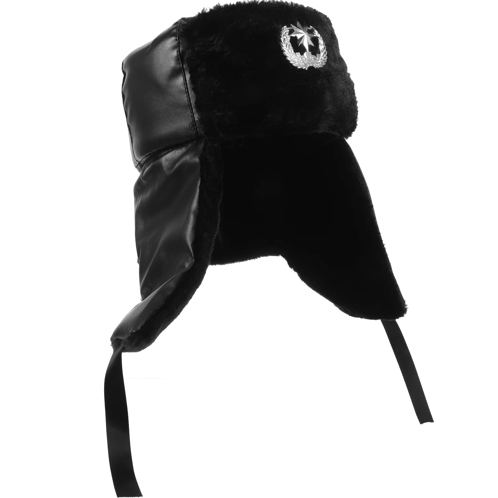

Warm Hat Men Plush Hat Mens Wrap Vintage Hat Warm Cap for Outdoor Workers