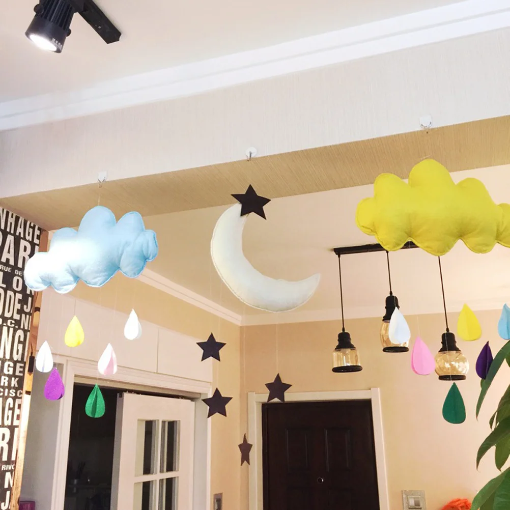 Наклейки на стену в стиле бохо подвесной Радужный декор детская комната