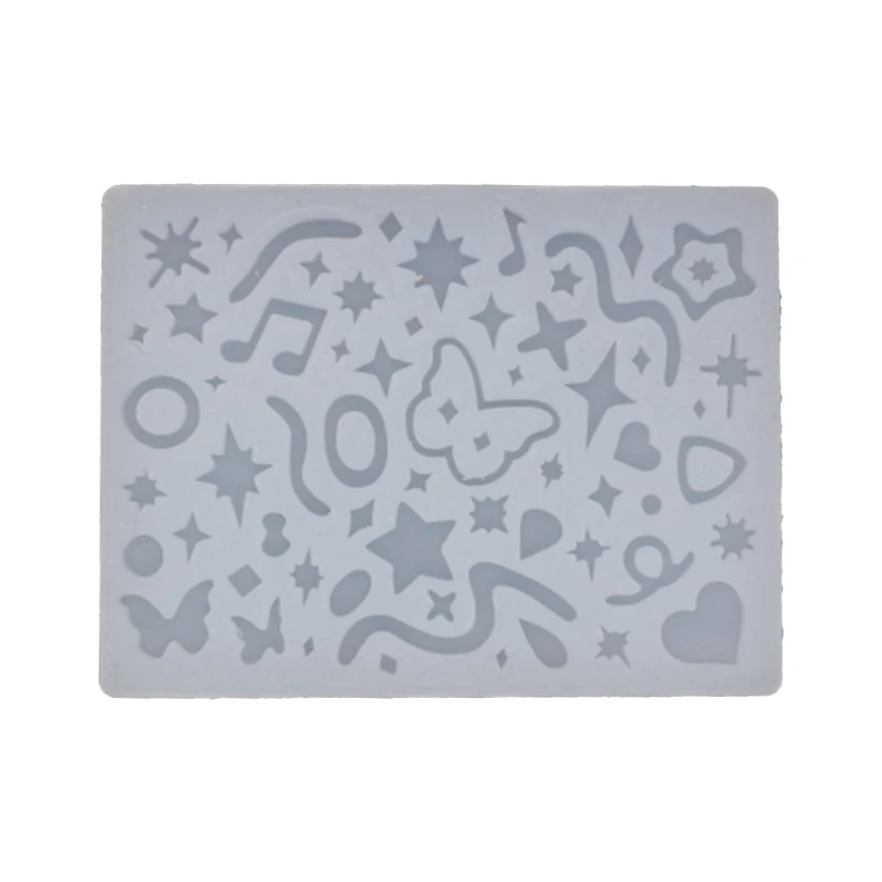 

652F Star Resin Mold Shaker Resin Mold Filler Silicone Quicksand Shaker Filling Mold for DIY Jewelry Making,Pendant,Keychain