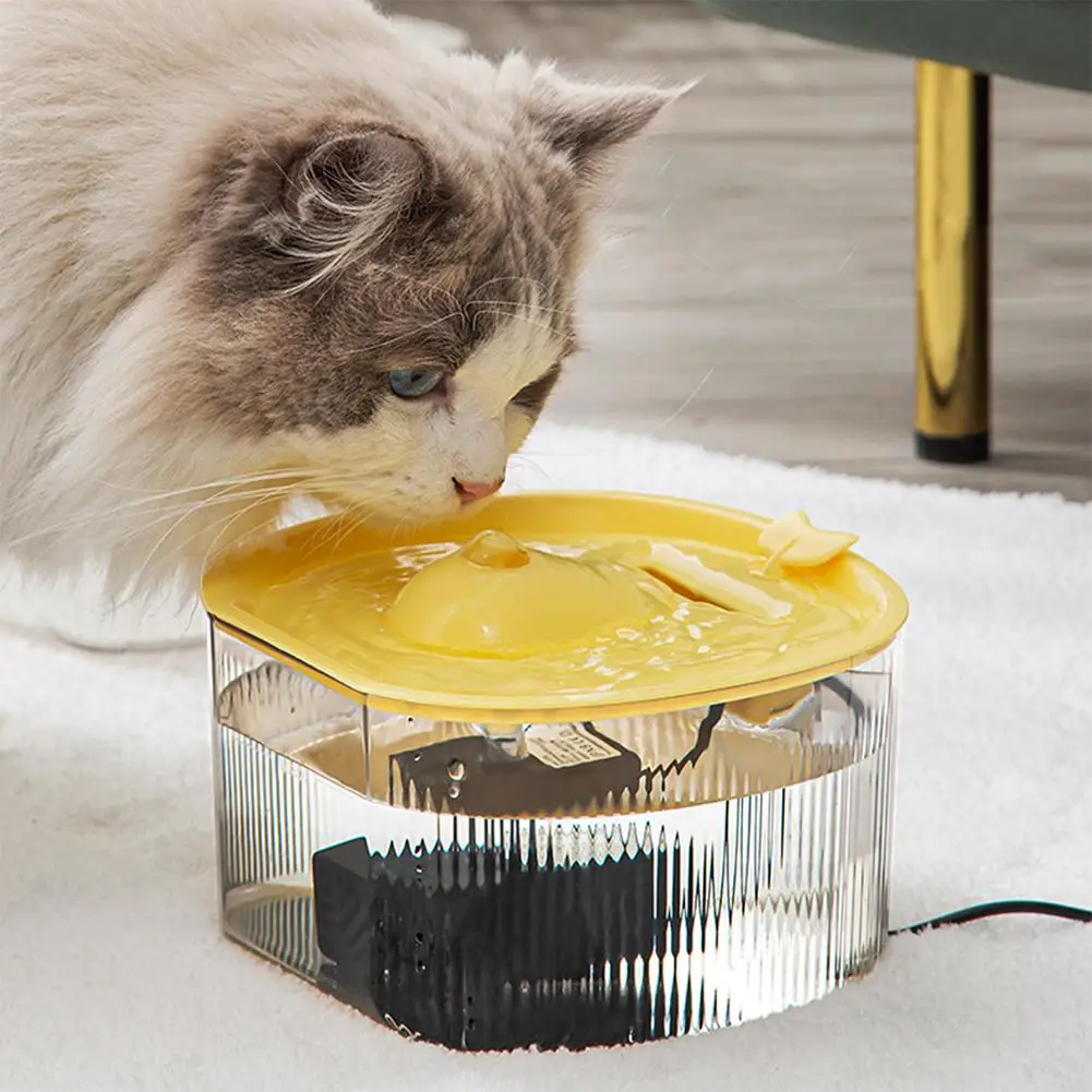 

Диспенсер для воды для домашних животных, бесшумный питьевой фонтан в форме Кита, автоматическая миска для питья для мелких, средних и больших собак и кошек