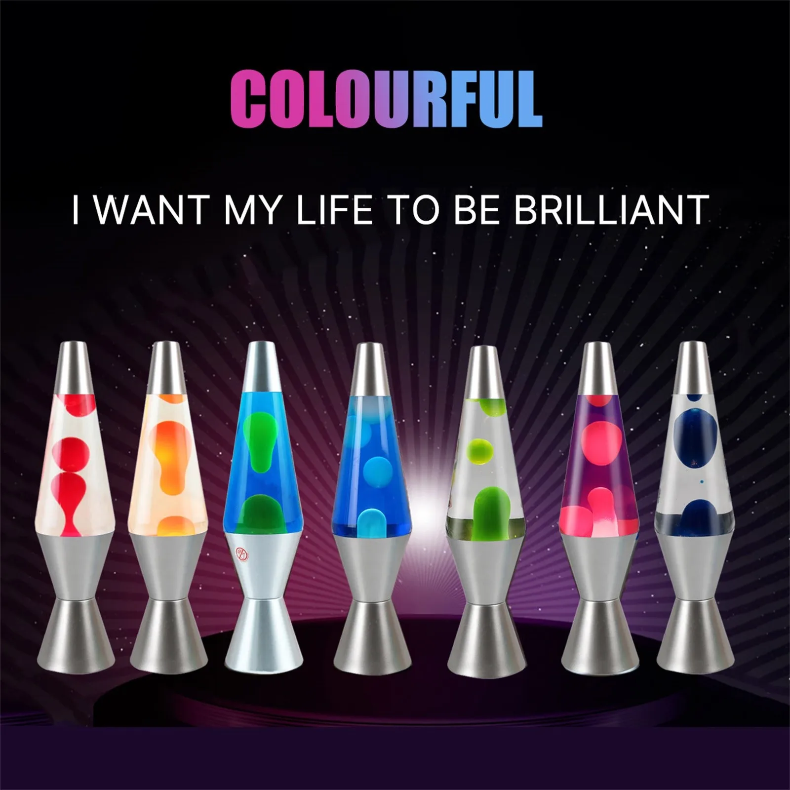 

Liquid Motion Lamp Relaxing & Soft Light Amazing Gifts For Holiday & Birthday Motion Lamp Beautiful Liquid Wax Lamp Lights