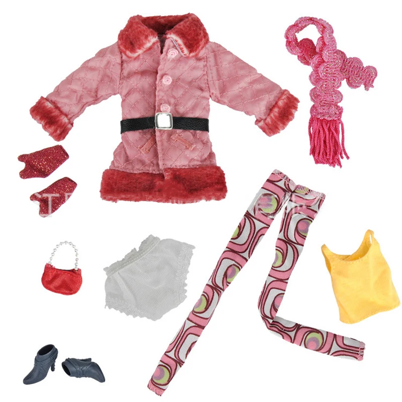 Mix One Set Doll Dress Fashion Casual Clothing Model Outfit Daily Wear For 1/6 BJD Baby Girl Accessories Toys |