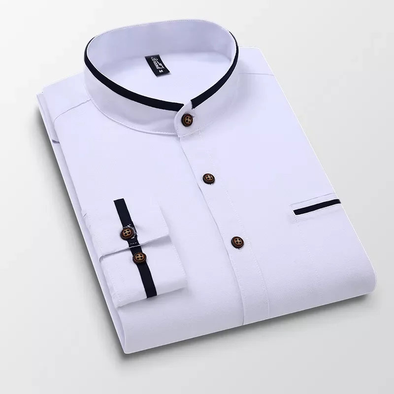 Men's Oxford Casual Long Sleeve Shirt Classic Style Fashion Business Brand Shirt Male Clothes New Autumn