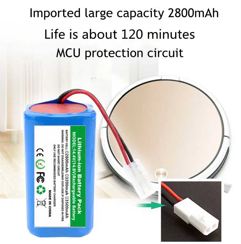 

New Original 14.8V 2600mAh Li-ion Battery For Xiaomi G1 MI Robot Vacuum-Mop Essential MJSTG1 Robot Vacuum Cleaner Accessories