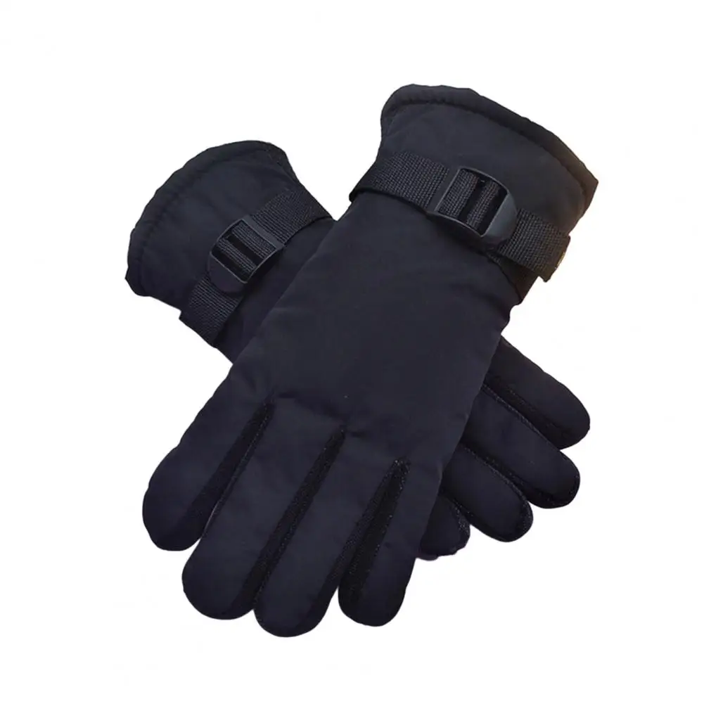 

1 Pair Helpful Sport Gloves Thickened Ski Gloves Wear-resistant Full Finger Outdoor Snowboard Gloves Cold Resistant