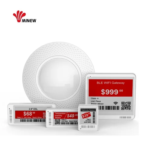 Беспроводной шлюз Iot Bluetooth WiFi G1 для интеллектуальной розничной электронной этикетки на полке