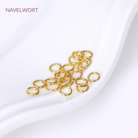 Ювелирная фурнитура NAVELWORT 18К позолоченная латунь 100 шт