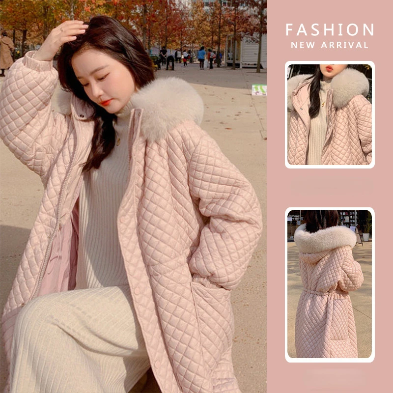 Maternity Clothes Parkas Overcoat Winter Thermal Coat Plus Size Top 2022 Fashion Thick Warm Loose Pregnant Woman Clothing Women