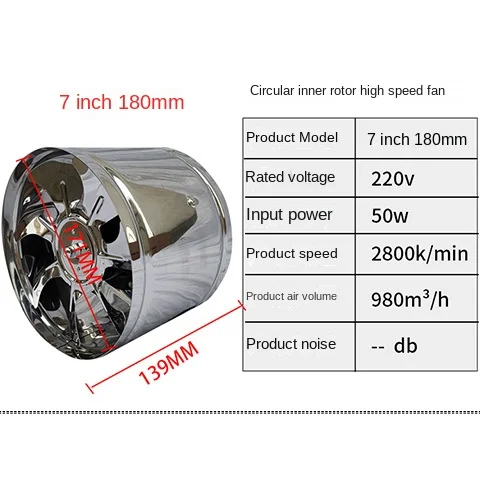 ZARTSEN вытяжной вентилятор для кухни и ванной комнаты настенный вентиляционный