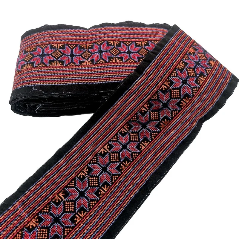 

1 Yards Embroidered Ribbon Water Soluble Lace Trims DIY Bags Hats Clothes Applique Sewing Supplies