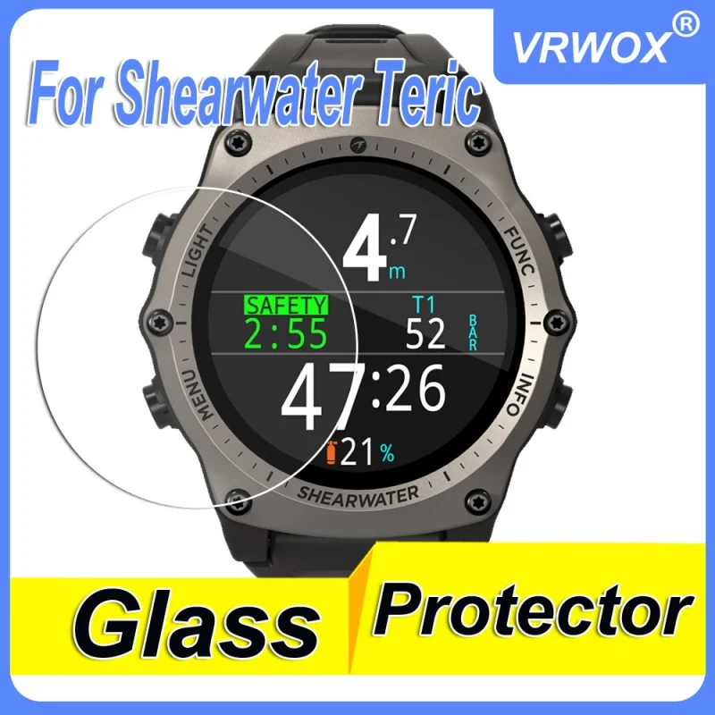 

9H 2.5D Tempered Glass Protective Film For Shearwater Teric Diving computer watch Explosion-proof Screen Protector