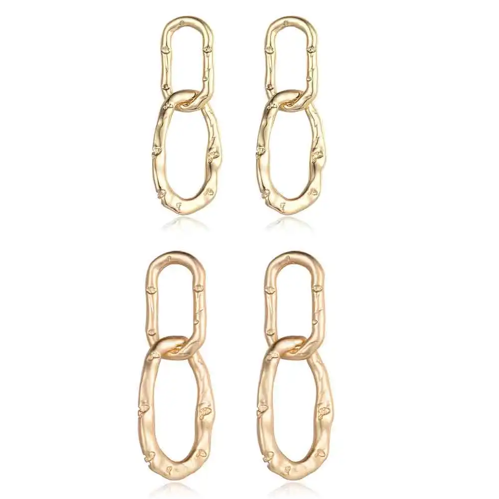 

Shineland Vintage Bijou Drop Dangle Earrings For Women Statement Geometric Alloy Pendants Brincos Fashion Jewelry Accessories
