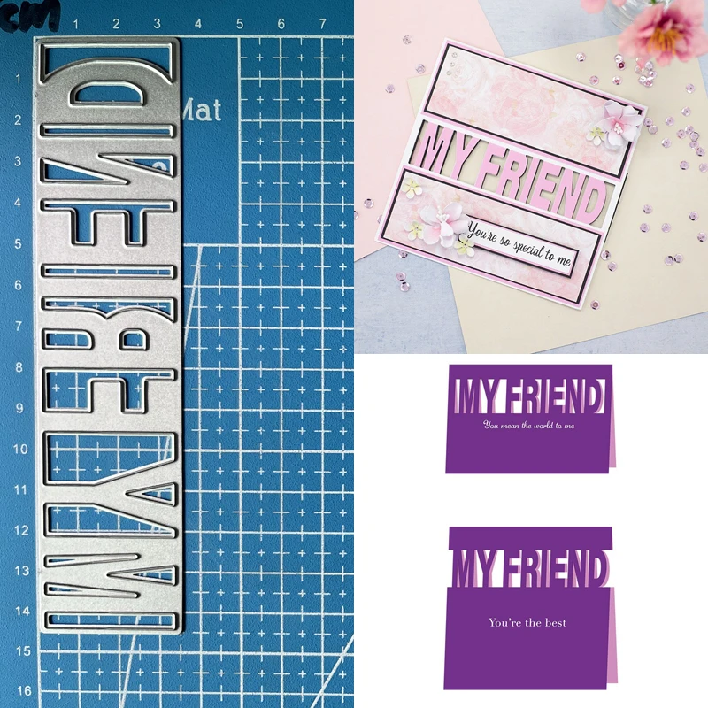 

Металлические пресс-формы «Счастливая богиня» «Мой друг», «сделай сам», скрапбукинг, фотоальбом, декоративное тиснение, бумажные открытки, ремесла