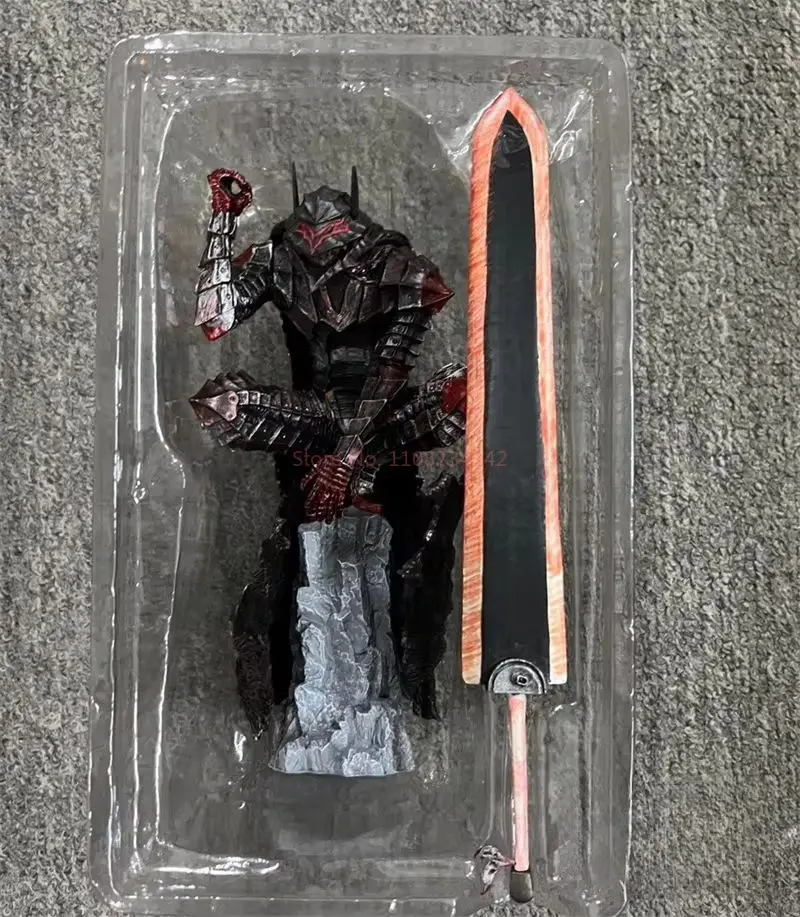 Berserk Guts L Аниме Фигурка 25 см Berserker Armor Black Swordsman Модель Коллекция Игрушки Подарок