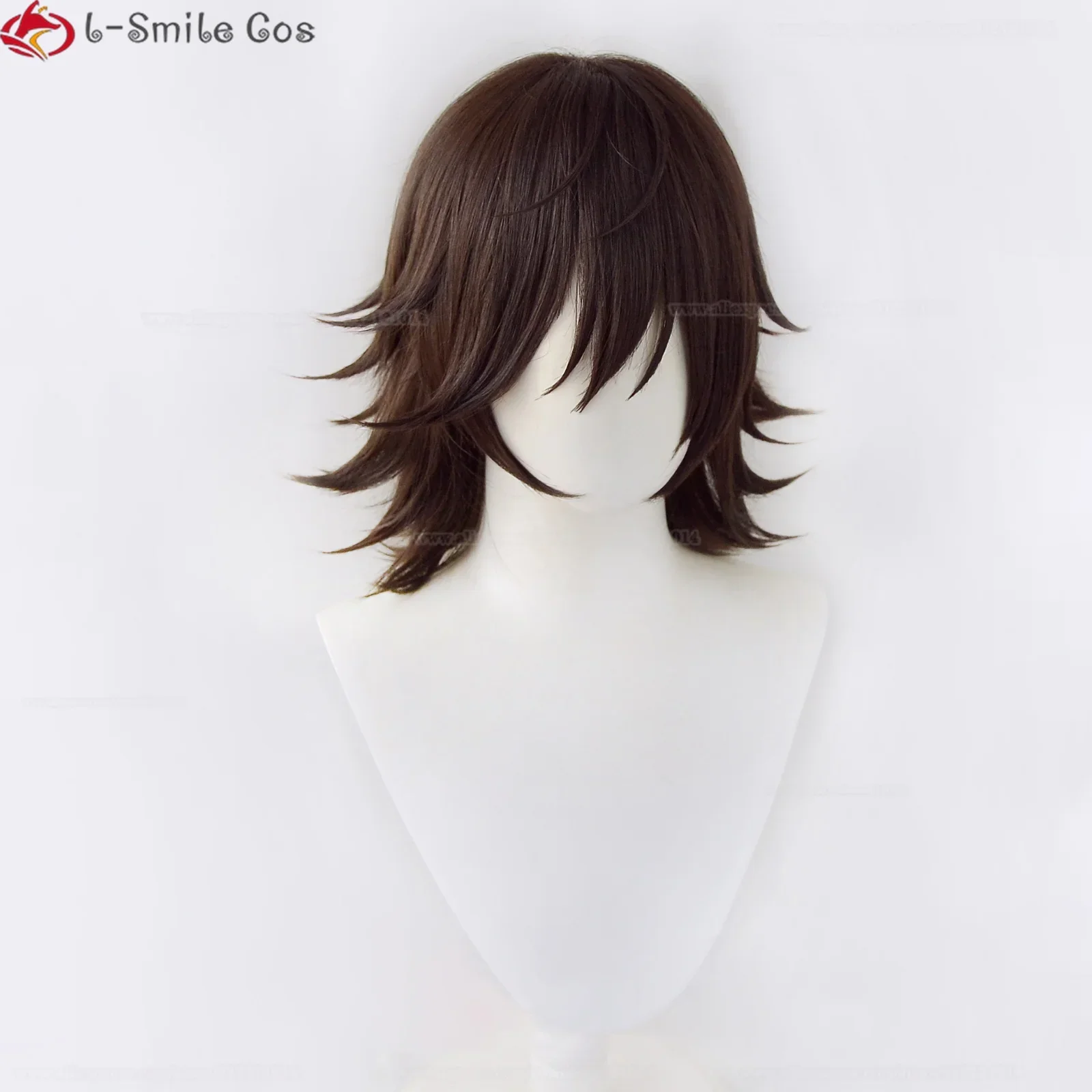 Аниме Futo Detective Shotaro Hidari Косплей Парик Кепки Fuuto PI Темно-коричневые термостойкие