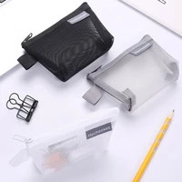 three dimensional storage bag convenient washable pencil bag pouch holder coin purse storage holder
