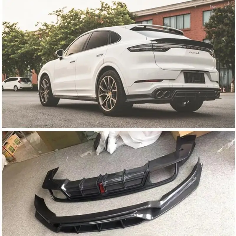 

Передняя губа из настоящего углеродного волокна, задний диффузор, бампер, спойлер для багажника Porsche Cayenne Coupe S Trubo 2019 2020 2021 2022