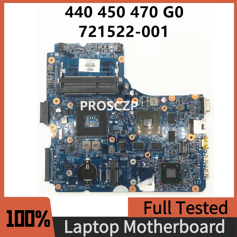 721522-601 721522-001 721522-501 Mainboard For HP 440 450 470 G0 Laptop Motherboard 48.4YW05.011 8750M 2GB DDR3 100% Full Tested