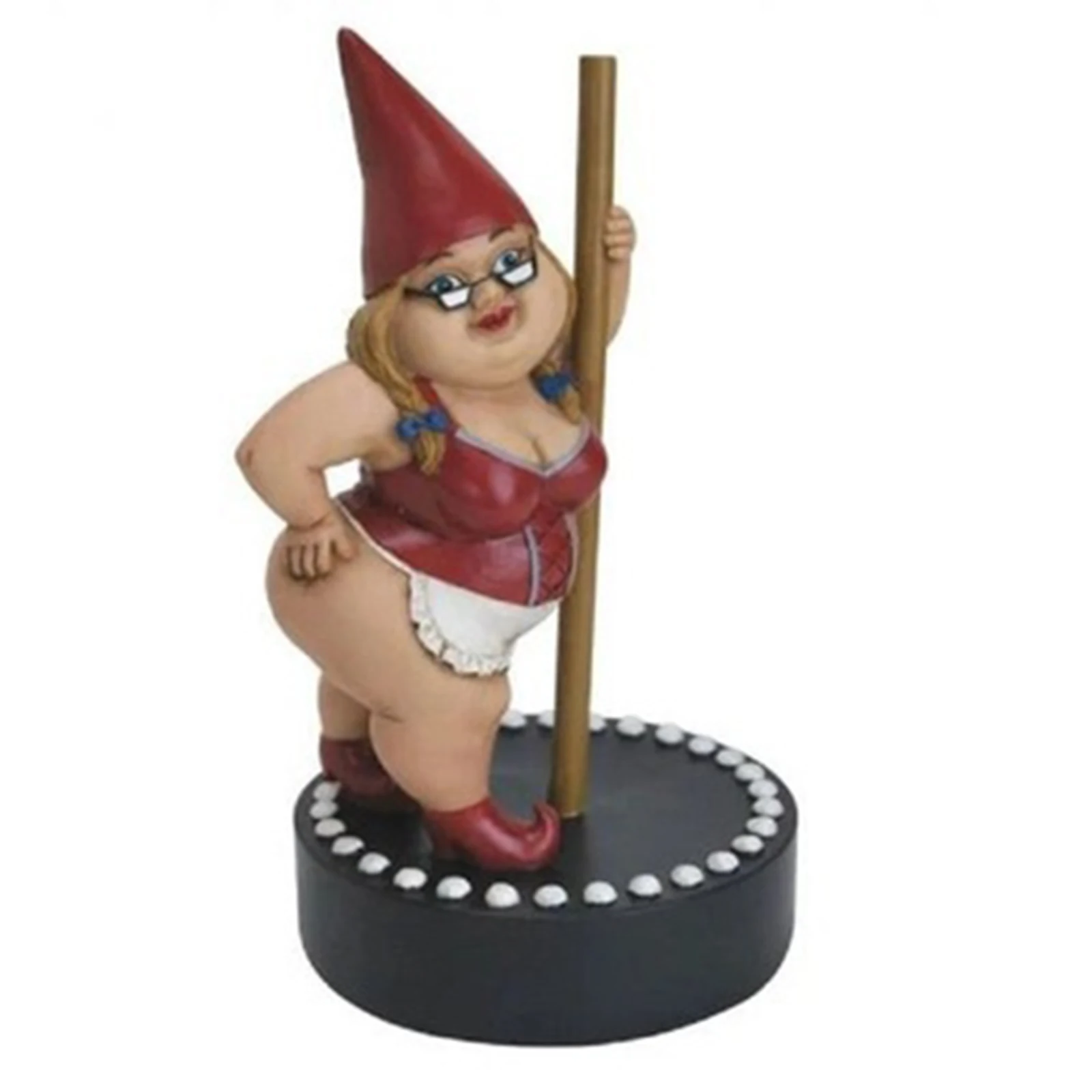 

Resin Craft Dwarf Dancer Statue Garden Resin Figurine Home Office Decoration Lawn Ornaments