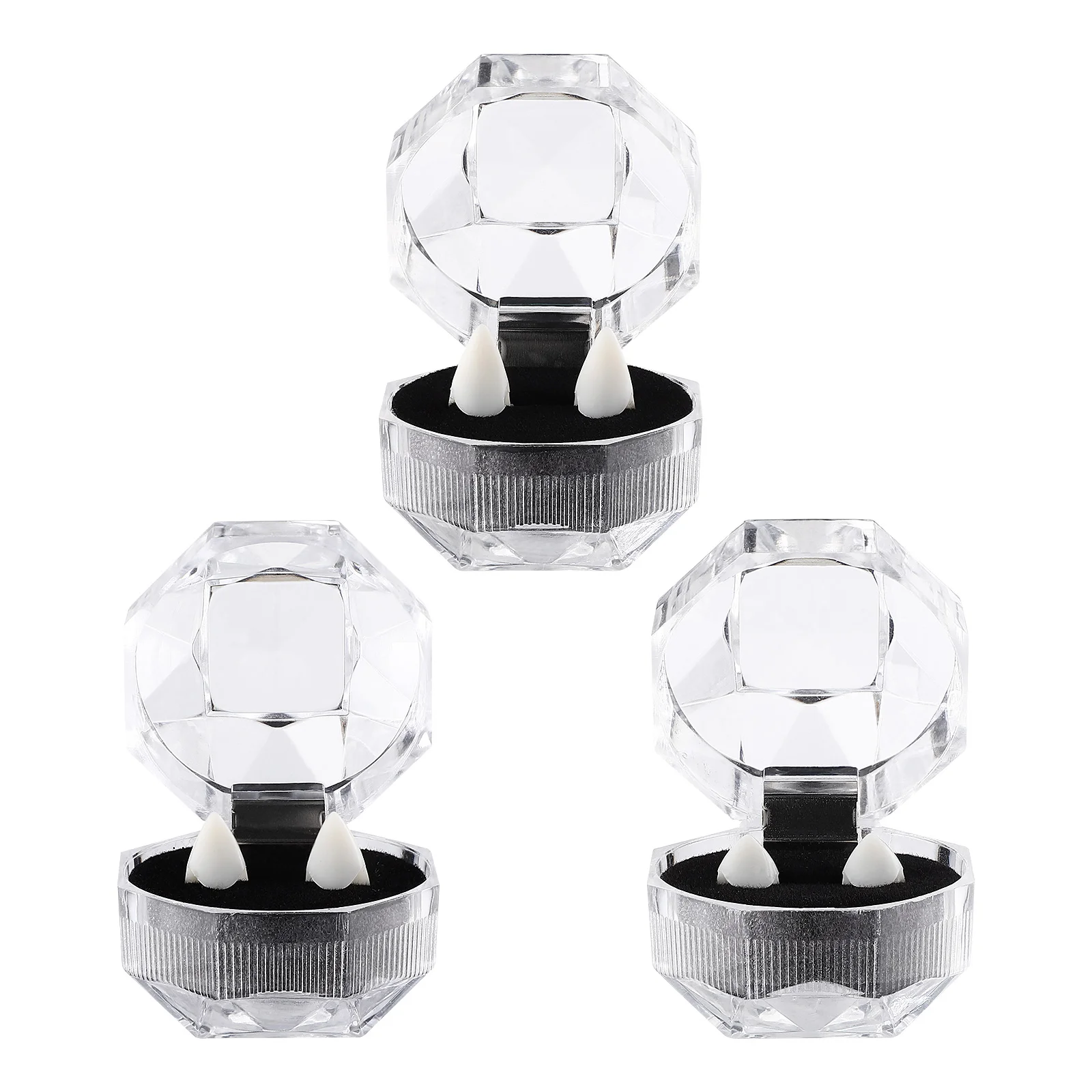 

3 пары, реквизит для выпускного, искусственные зубы для Хэллоуина