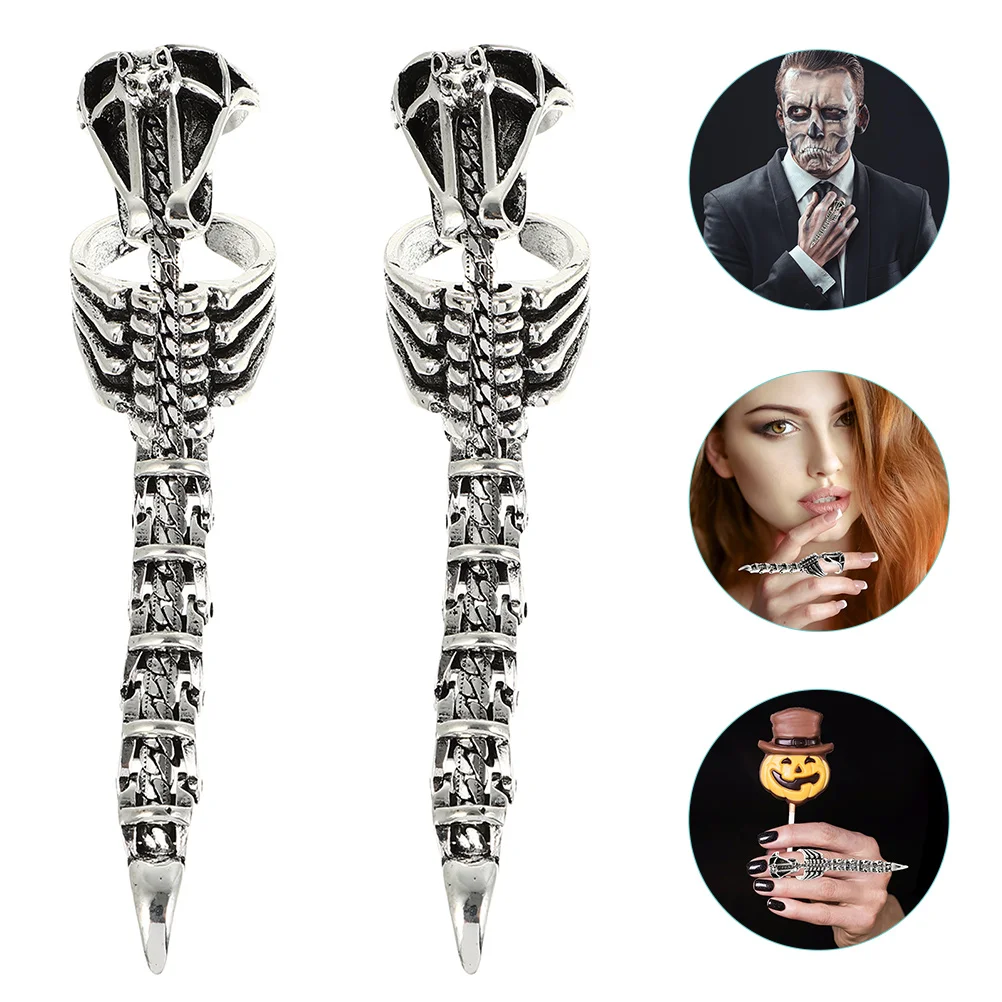 

Ring Scorpion Rings Knuckle Animal Punk Full Finger Jewelry Joint Armour Gothic Cool Tail Hinged Gift Teens Goth Metal Vintage