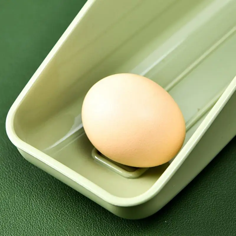 Plastic Storage Container Multilayer Stack Refrigerator Egg Tray Egg Tray Automatic Roll-off Egg Storage Box