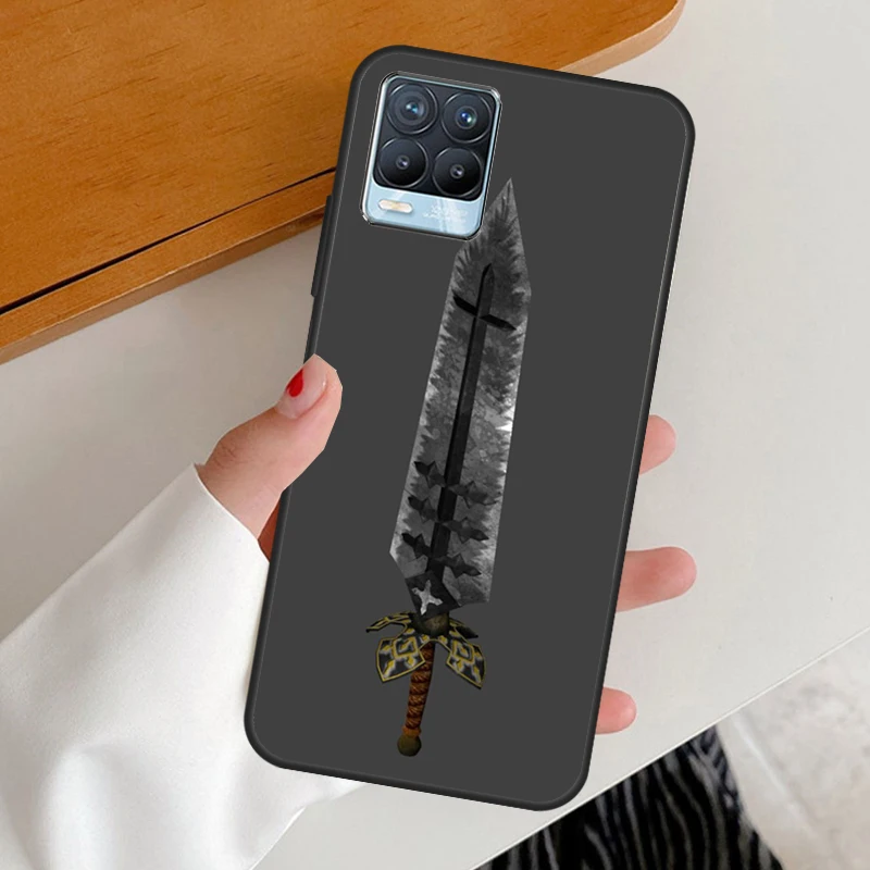 Черный клевер меч для обитателя демонов Realme 9 Pro 8 8i 9i Q3s GT Neo 2 Master чехол телефона