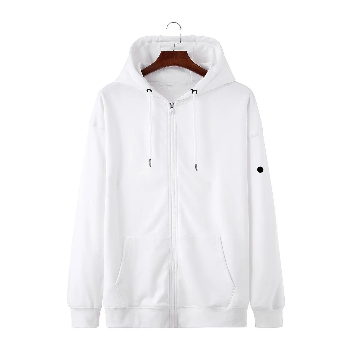 

Мужская/Женская толстовка с капюшоном, на молнии