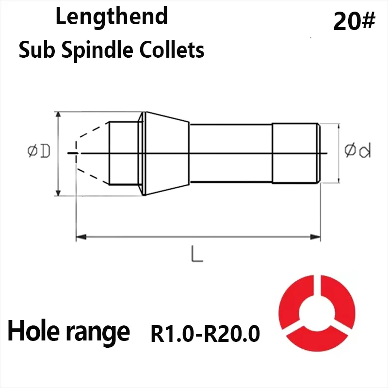 

20 # Цанга с круглыми отверстиями, полный спектр