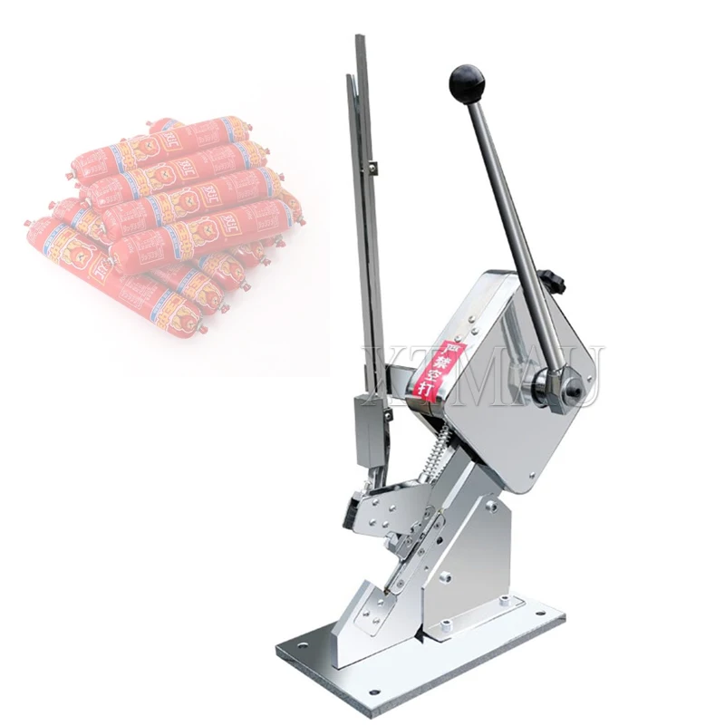 

Новинка, устройство для ручной вязки ветчиной колбасы, Стандартный U-образный упаковщик для упаковки сумок в супермаркетах, упаковочная машина для пищевых продуктов